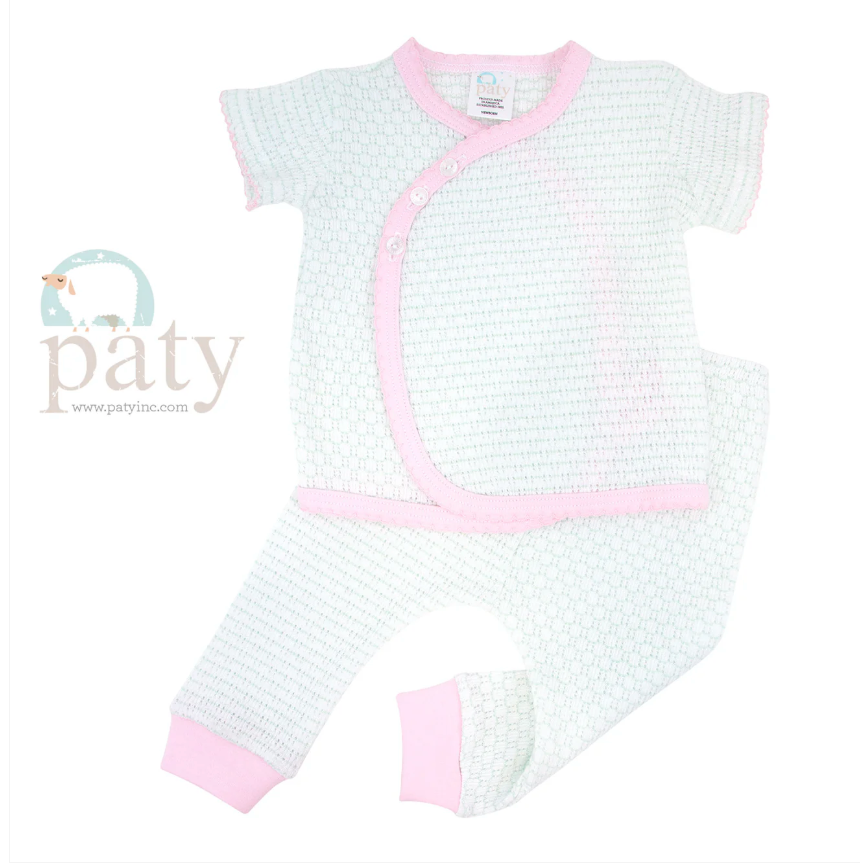 Paty Knit, Kimono Set #399SSJ, #399LSJ