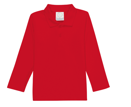 Boys LS polo