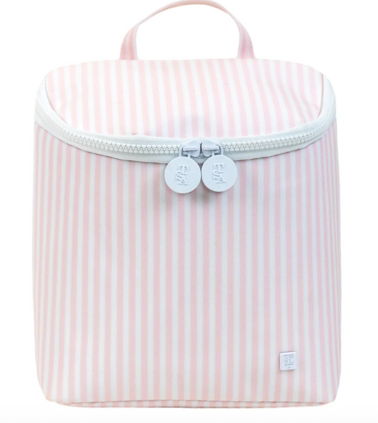 TRVL Takeaway Lunch Bag- Pimlico Stripe Pink