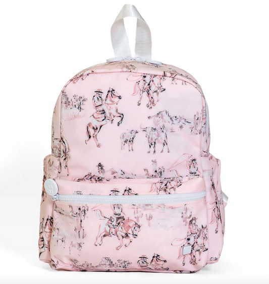 TRVL Mini Backer-  Cowgirl Toile