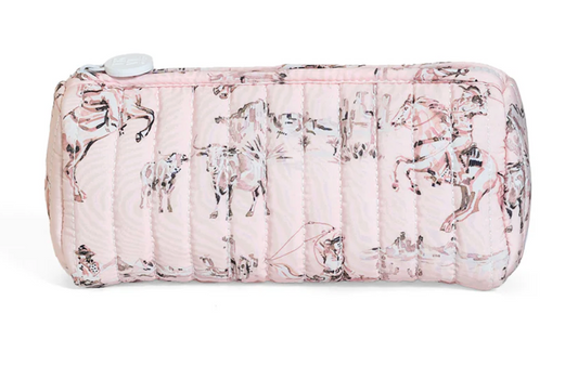 Trvl Quiled Pochette Bag- Cowgirl Toile