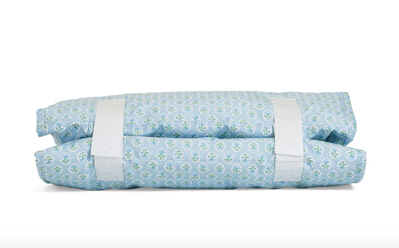 TRVL Rest Up! Nap Mat- Petit Fleur Blue