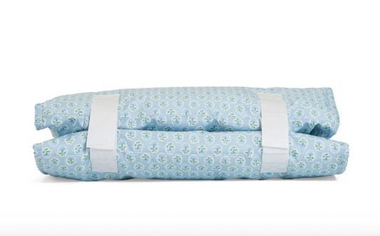 TRVL Rest Up! Nap Mat- Petit Fleur Blue