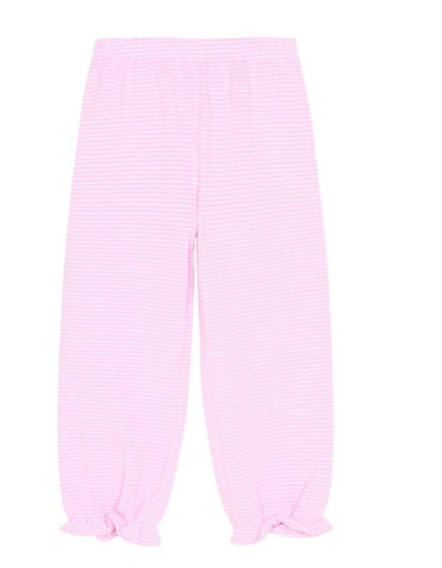 Girls Pink Stripe Bubble Pants