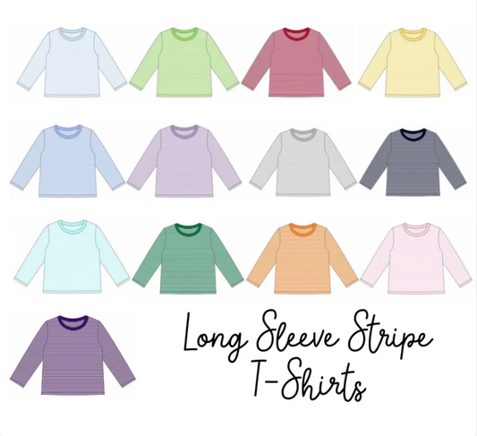 Mini Motif SS Boy STRIPE Tshirt Bundle LONG SLEEVE